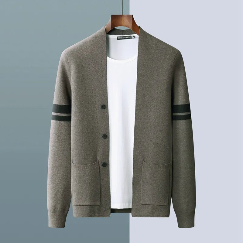 LEON — wool sweater coat