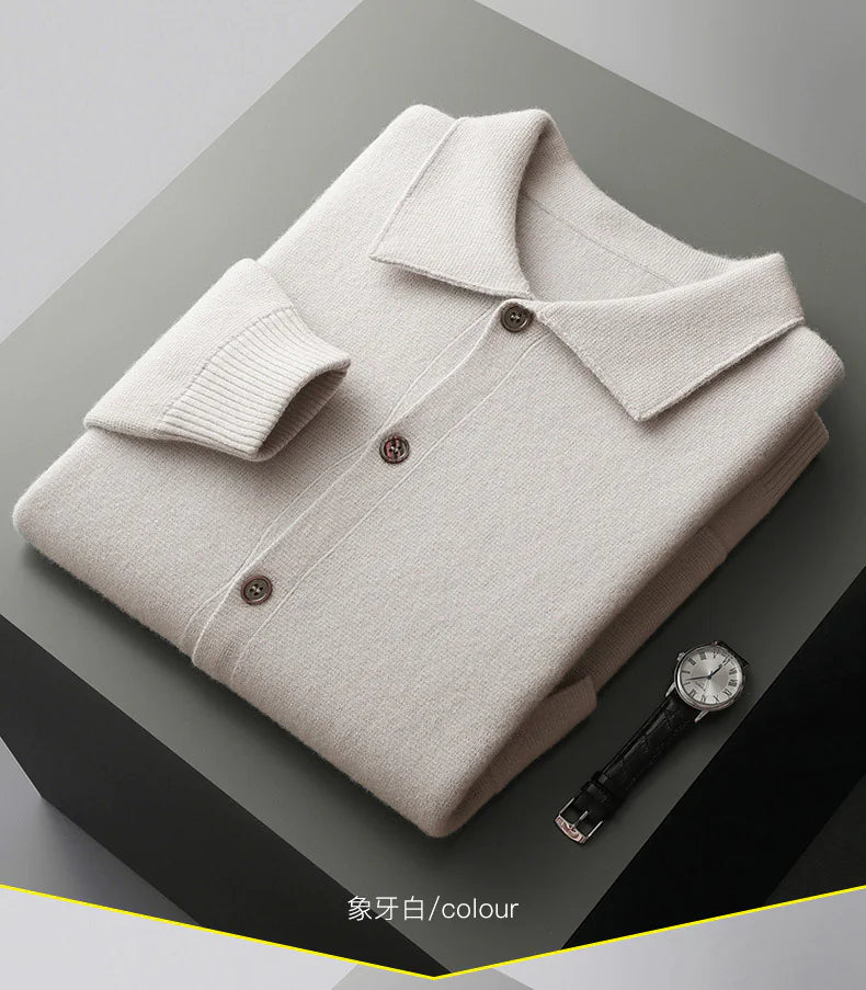ANDERS — wool polo