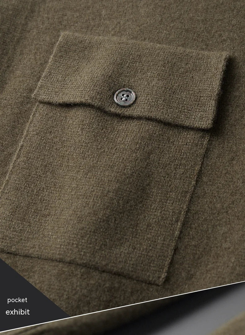 ANDERS — wool polo