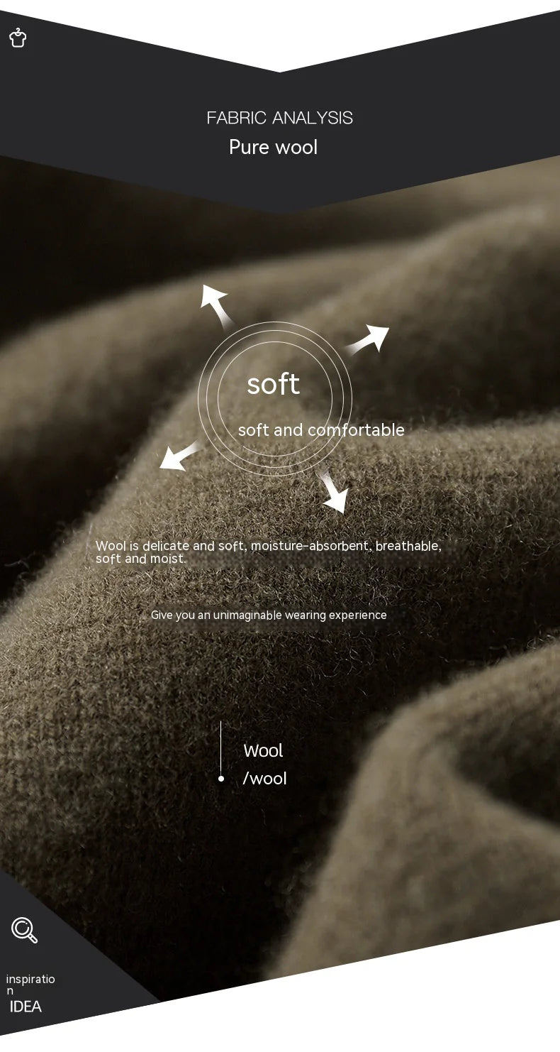 ANDERS — wool polo
