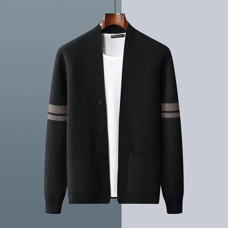 LEON — wool sweater coat