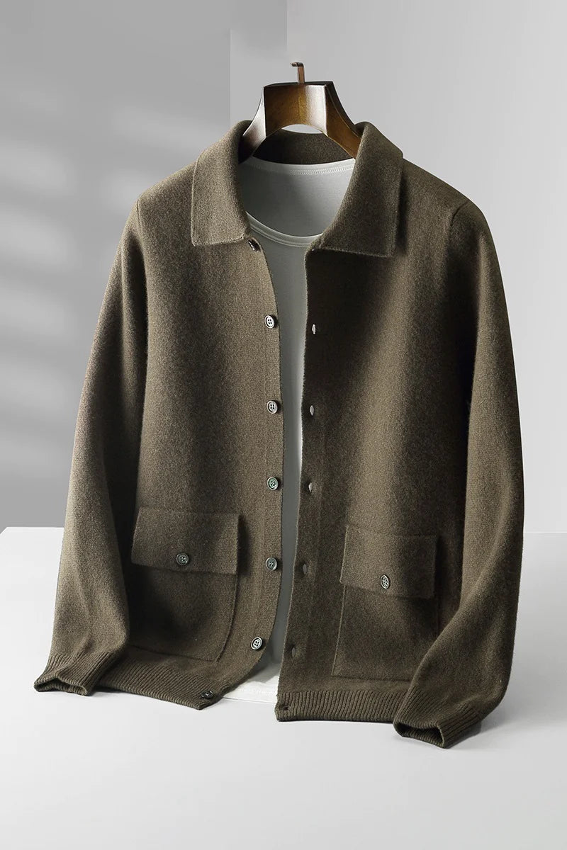ANDERS — wool polo