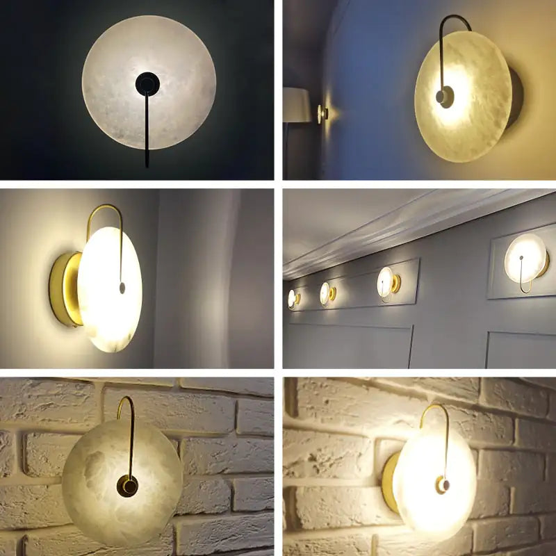 Petra — marble wall lamp