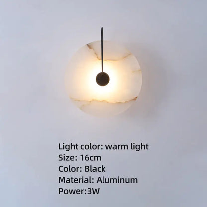 Petra — marble wall lamp