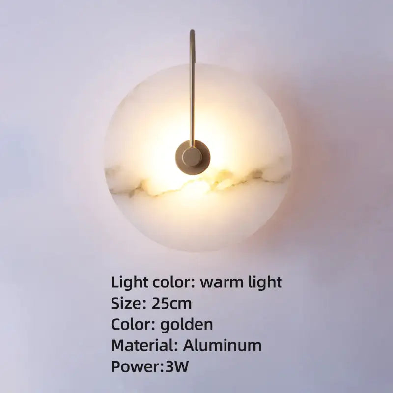 Petra — marble wall lamp