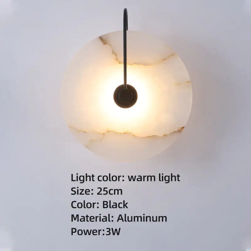 Petra — marble wall lamp