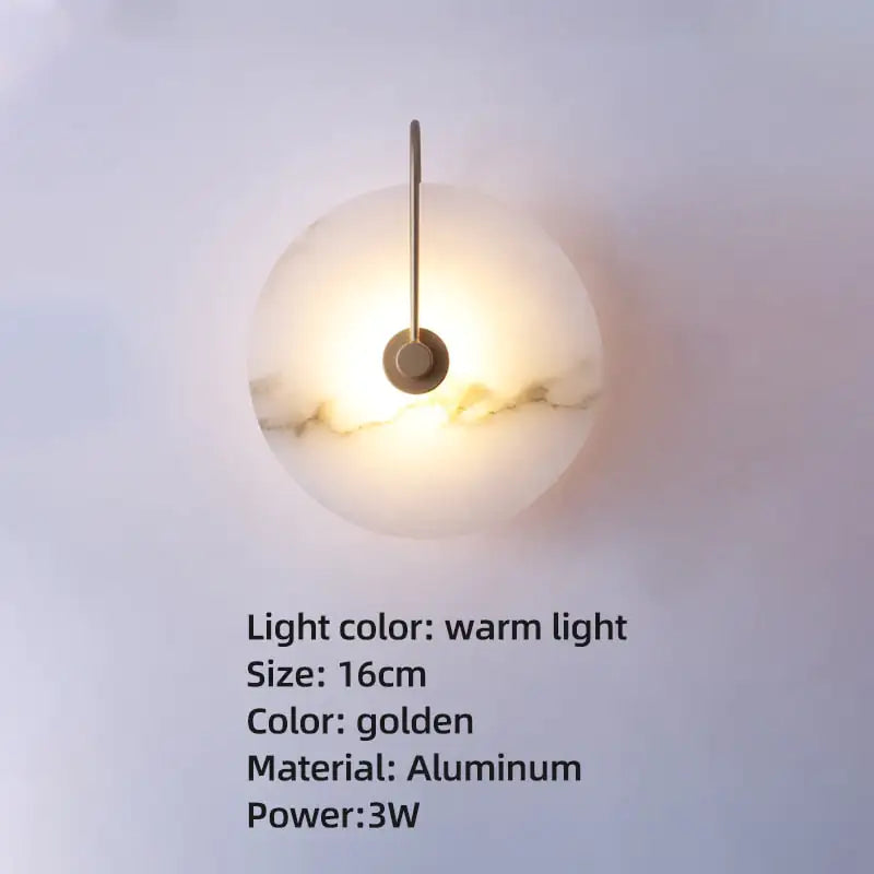 Petra — marble wall lamp