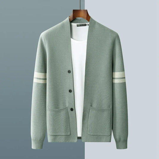 LEON — wool sweater coat