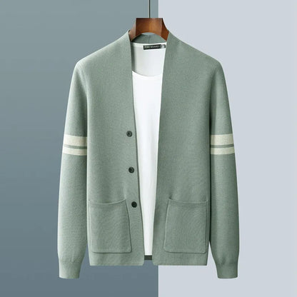 LEON — wool sweater coat