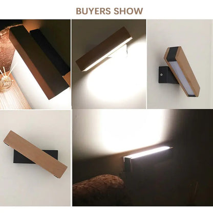 Vega — wooden wall lamp